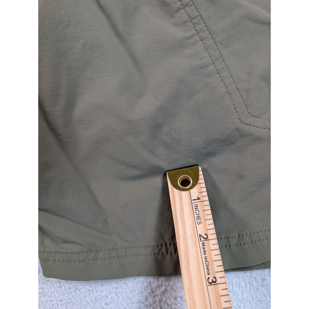 Truewerk T1 Werkshort Mens 34 Long Olive Green Cargo Work Shorts Tech Stretch - Picture 9 of 10